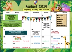 August Calendar